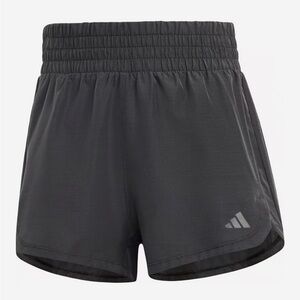[L] Adidas NWT Pacer 3-Stripes High Rise Woven Shorts Large Black